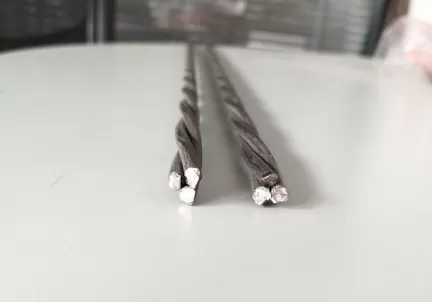 3-wire steel strand