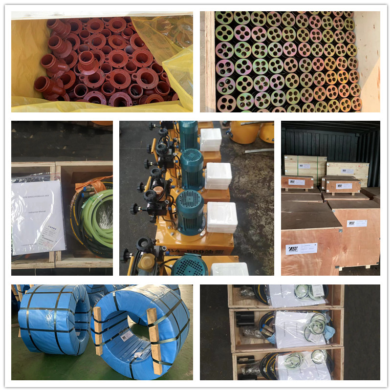 Jacks, Oil Pumps and Steel Strands Shipped in Containers to the Southeast Asian Market